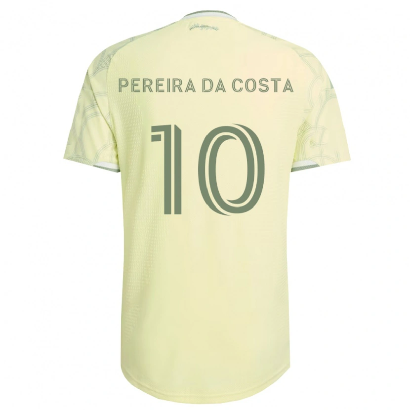 Danxen Barn David Da Costa #10 Beige Hvit Bortetrøye Drakt Trøye 2026/27 Skjorter T-Skjorte