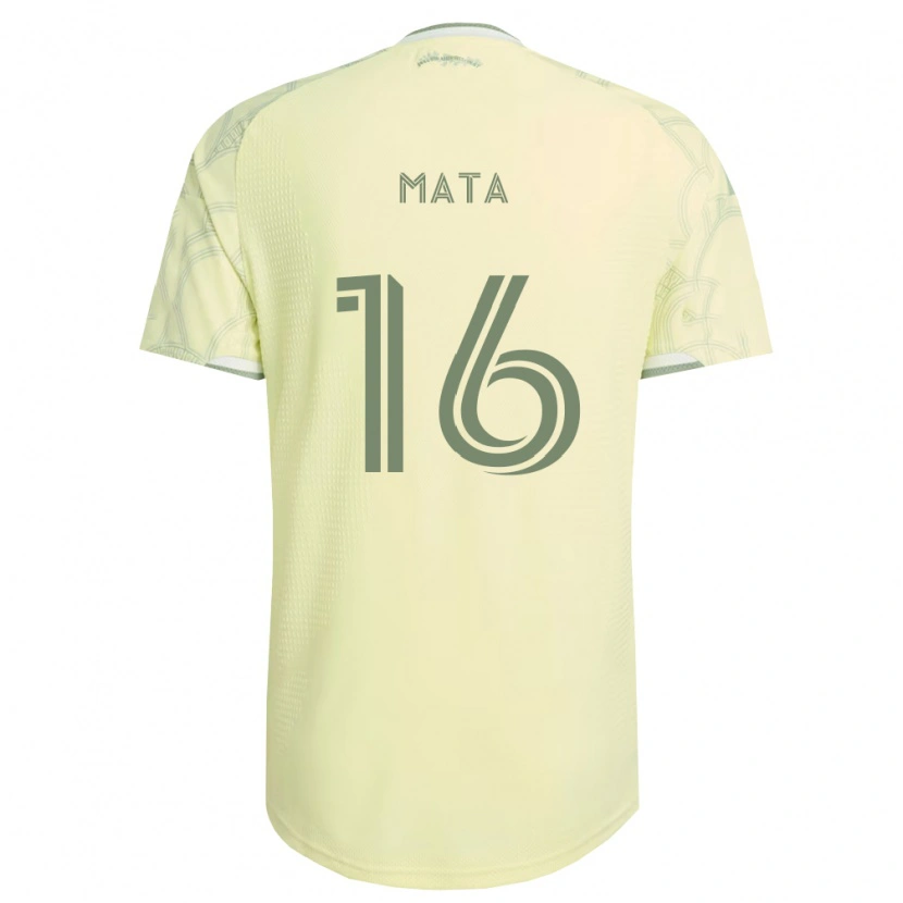 Danxen Barn Aric Mata #16 Beige Hvit Bortetrøye Drakt Trøye 2026/27 Skjorter T-Skjorte