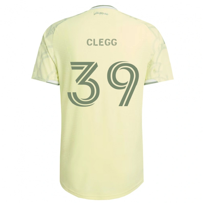 Danxen Barn Tyler Clegg #39 Beige Hvit Bortetrøye Drakt Trøye 2026/27 Skjorter T-Skjorte