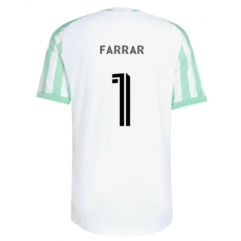 Danxen Barn Charlie Farrar #1 Lysegrønn Svart Hvit Bortetrøye Drakt Trøye 2026/27 Skjorter T-Skjorte