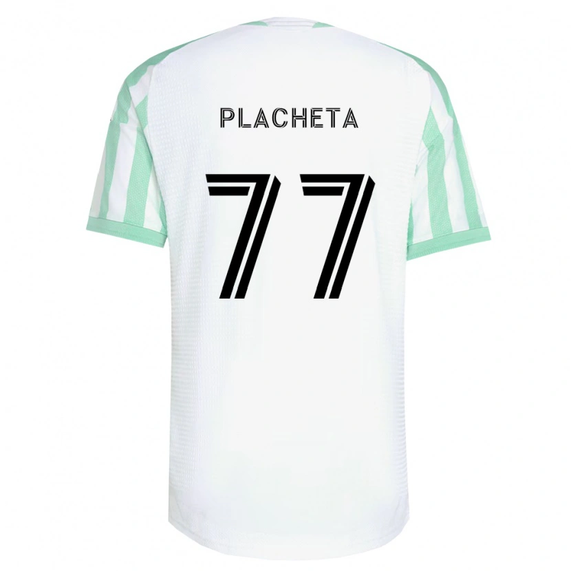 Danxen Barn Przemysław Płacheta #77 Lysegrønn Svart Hvit Bortetrøye Drakt Trøye 2026/27 Skjorter T-Skjorte