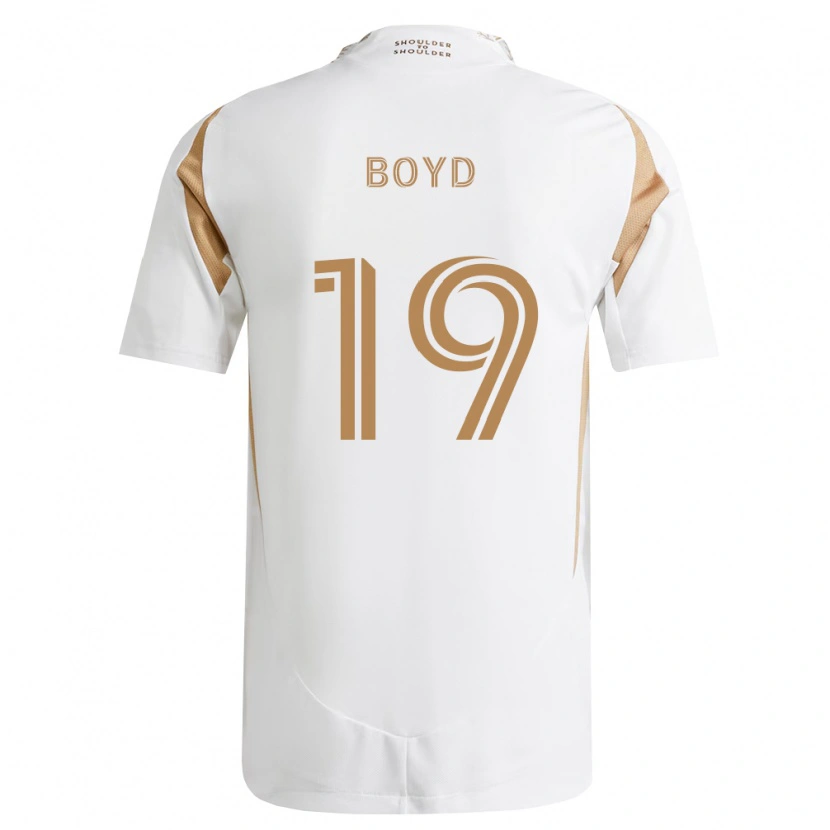 Danxen Barn Tyler Boyd #19 Hvit Brun Bortetrøye Drakt Trøye 2026/27 Skjorter T-Skjorte