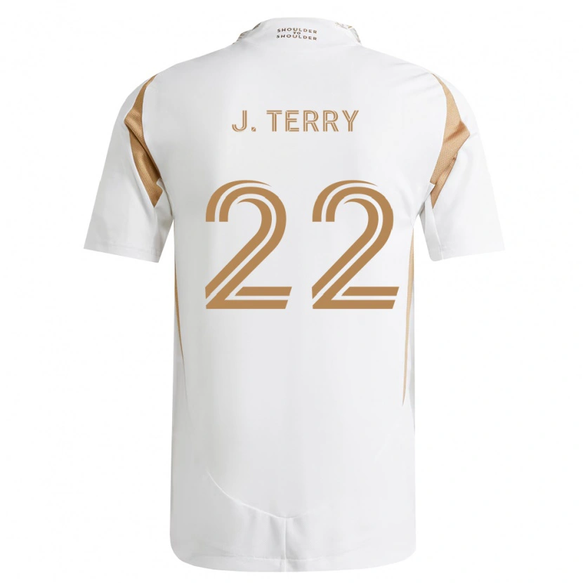 Danxen Barn Jude Terry #22 Hvit Brun Bortetrøye Drakt Trøye 2026/27 Skjorter T-Skjorte