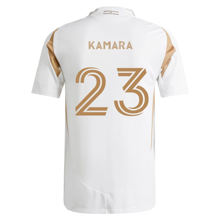 Danxen Barn Kei Kamara #23 Hvit Brun Bortetrøye Drakt Trøye 2026/27 Skjorter T-Skjorte