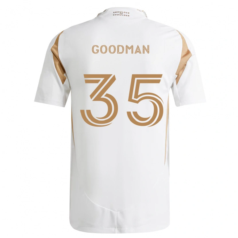 Danxen Barn Luke Goodman #35 Hvit Brun Bortetrøye Drakt Trøye 2026/27 Skjorter T-Skjorte