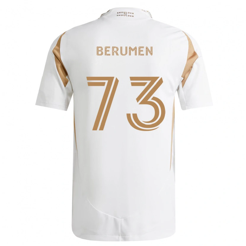 Danxen Barn Eddy Berumen #73 Hvit Brun Bortetrøye Drakt Trøye 2026/27 Skjorter T-Skjorte