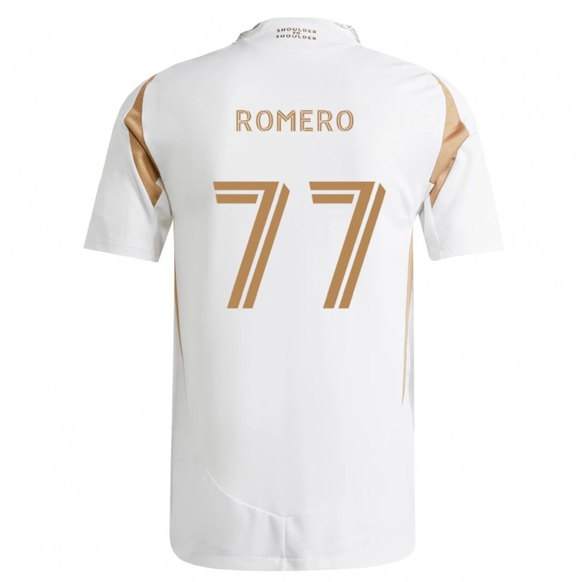 Danxen Barn Alexander Romero #77 Hvit Brun Bortetrøye Drakt Trøye 2026/27 Skjorter T-Skjorte