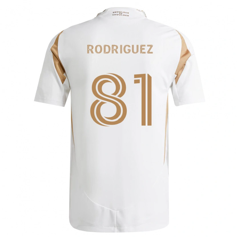 Danxen Barn Ernesto Rodriguez #81 Hvit Brun Bortetrøye Drakt Trøye 2026/27 Skjorter T-Skjorte