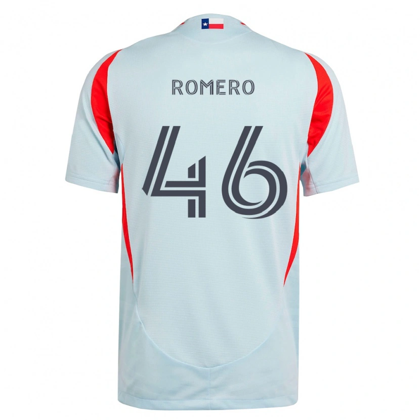 Danxen Barn Isaac Romero #46 Mørk Grå Hvit Rød Bortetrøye Drakt Trøye 2026/27 Skjorter T-Skjorte