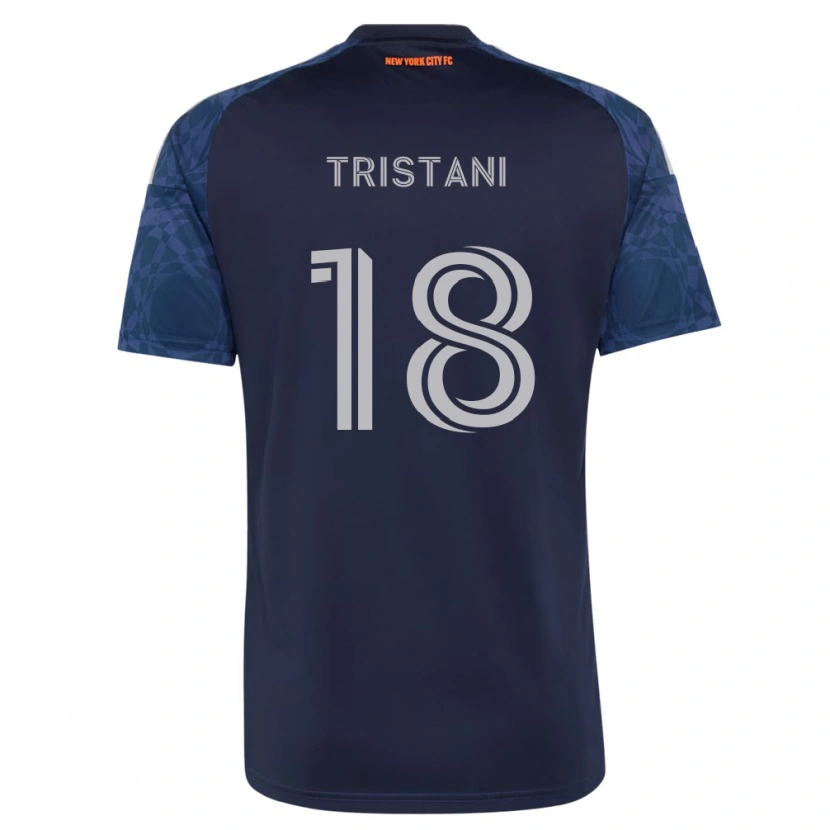 Danxen Barn Cosimo Tristani #18 Dyp Blå Hvit Bortetrøye Drakt Trøye 2026/27 Skjorter T-Skjorte