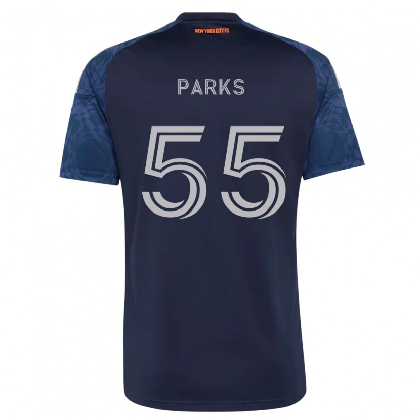 Danxen Barn Keaton Parks #55 Dyp Blå Hvit Bortetrøye Drakt Trøye 2026/27 Skjorter T-Skjorte