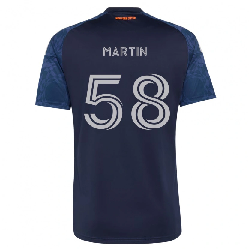 Danxen Barn Eóin Martin #58 Dyp Blå Hvit Bortetrøye Drakt Trøye 2026/27 Skjorter T-Skjorte