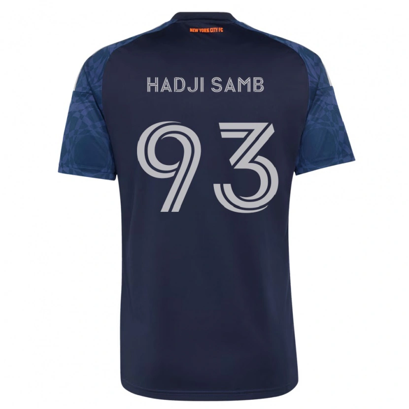 Danxen Barn El Hadji Samb #93 Dyp Blå Hvit Bortetrøye Drakt Trøye 2026/27 Skjorter T-Skjorte