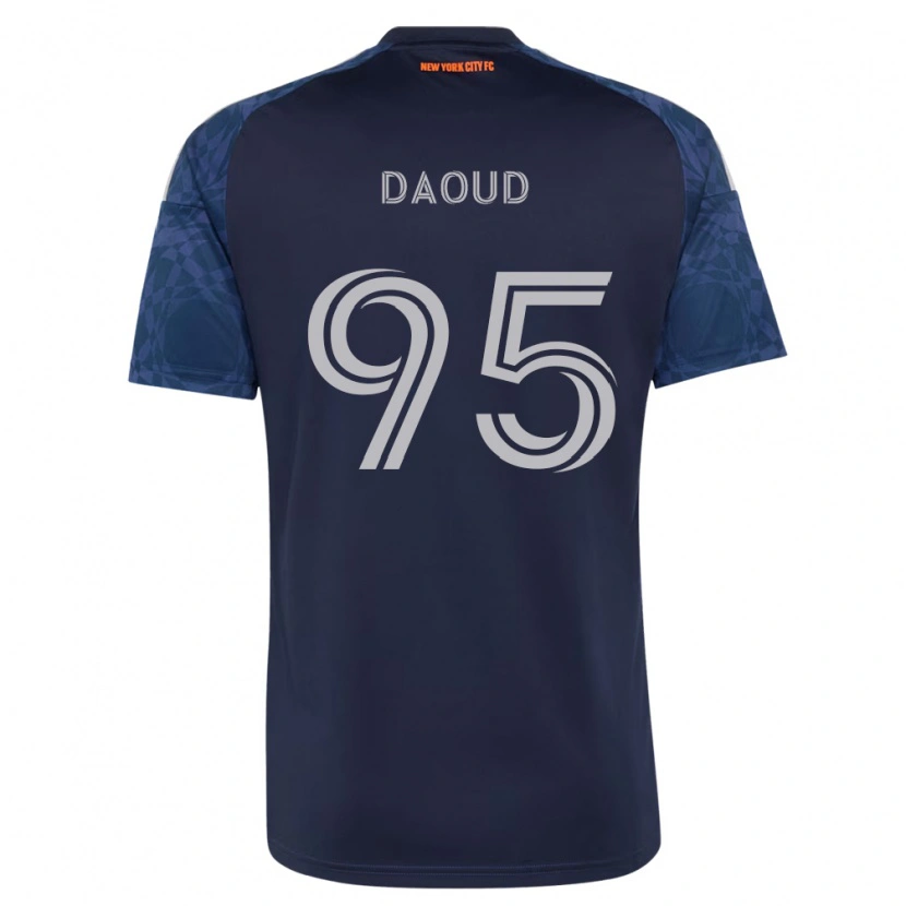 Danxen Barn Rami Daoud #95 Dyp Blå Hvit Bortetrøye Drakt Trøye 2026/27 Skjorter T-Skjorte