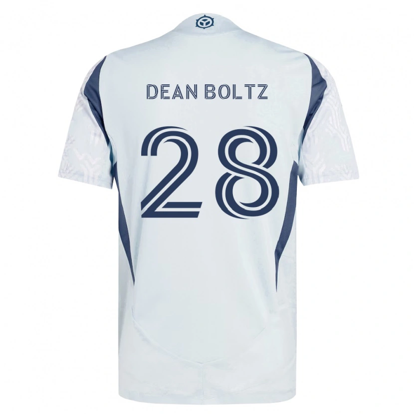 Danxen Barn Dean Boltz #28 Blå Grå Hvit Bortetrøye Drakt Trøye 2026/27 Skjorter T-Skjorte