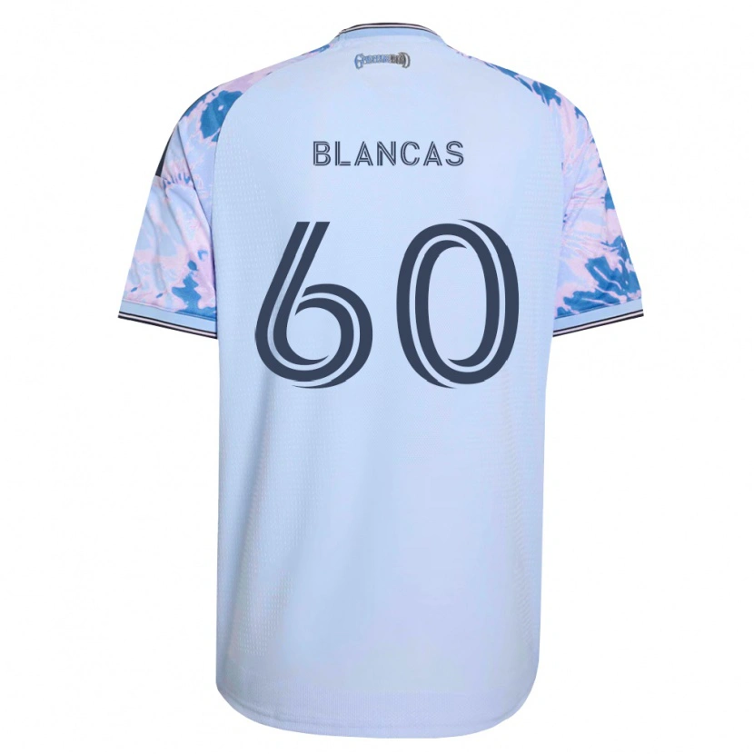 Danxen Barn Eduardo Blancas #60 Kongelig Blå Hvit Svart Bortetrøye Drakt Trøye 2026/27 Skjorter T-Skjorte