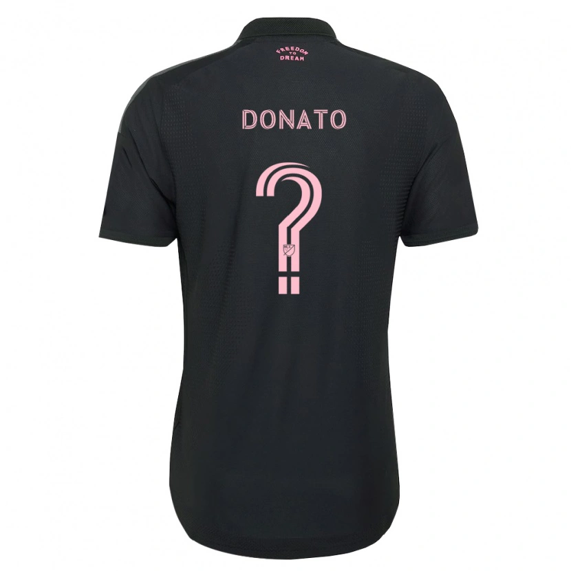 Danxen Barn Benjamin Donato #0 Rosa Svart Hvit Bortetrøye Drakt Trøye 2026/27 Skjorter T-Skjorte