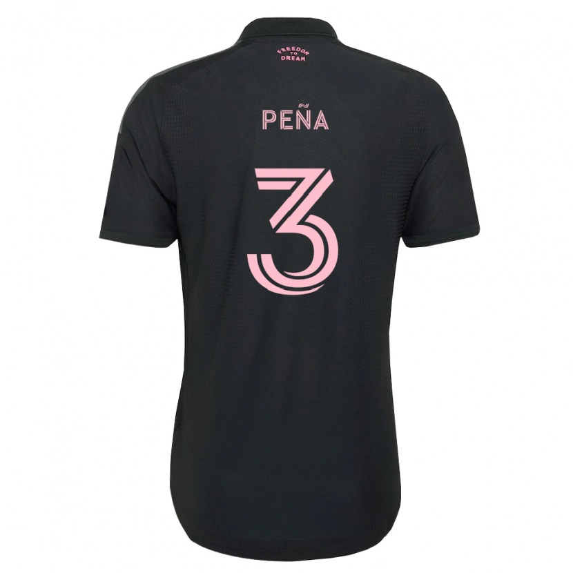 Danxen Barn Luciano Pena #3 Rosa Svart Hvit Bortetrøye Drakt Trøye 2026/27 Skjorter T-Skjorte