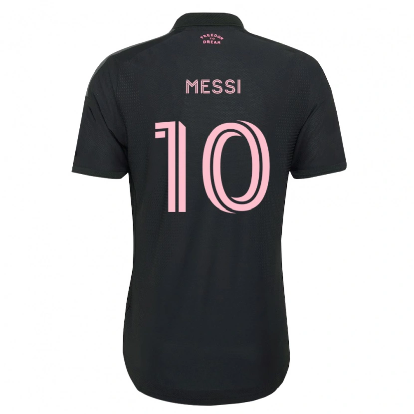 Danxen Barn Lionel Messi #10 Rosa Svart Hvit Bortetrøye Drakt Trøye 2026/27 Skjorter T-Skjorte