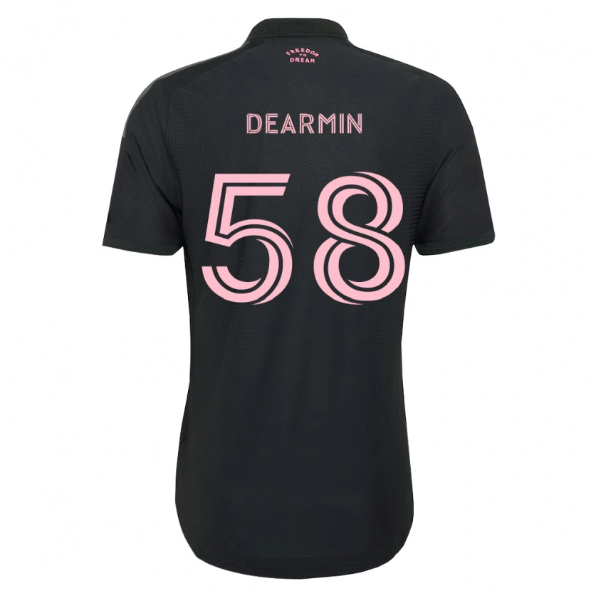 Danxen Barn Nash Dearmin #58 Rosa Svart Hvit Bortetrøye Drakt Trøye 2026/27 Skjorter T-Skjorte