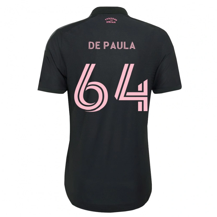 Danxen Barn Matteo De Paula #64 Rosa Svart Hvit Bortetrøye Drakt Trøye 2026/27 Skjorter T-Skjorte