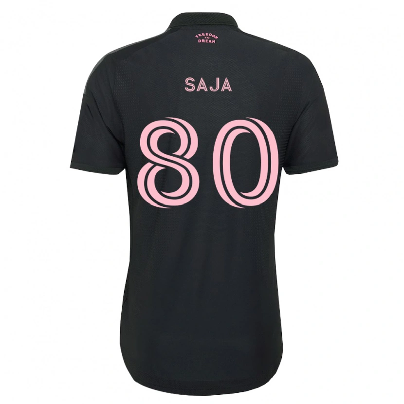 Danxen Barn Mateo Saja #80 Rosa Svart Hvit Bortetrøye Drakt Trøye 2026/27 Skjorter T-Skjorte