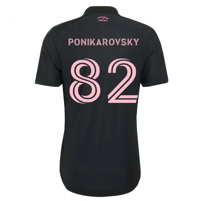 Danxen Barn Max Ponikarovsky #82 Rosa Svart Hvit Bortetrøye Drakt Trøye 2026/27 Skjorter T-Skjorte