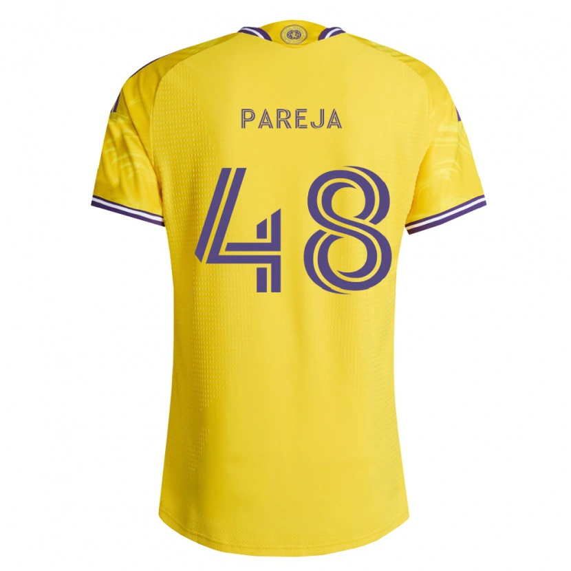 Danxen Barn Diego Pareja #48 Gul Lilla Bortetrøye Drakt Trøye 2026/27 Skjorter T-Skjorte