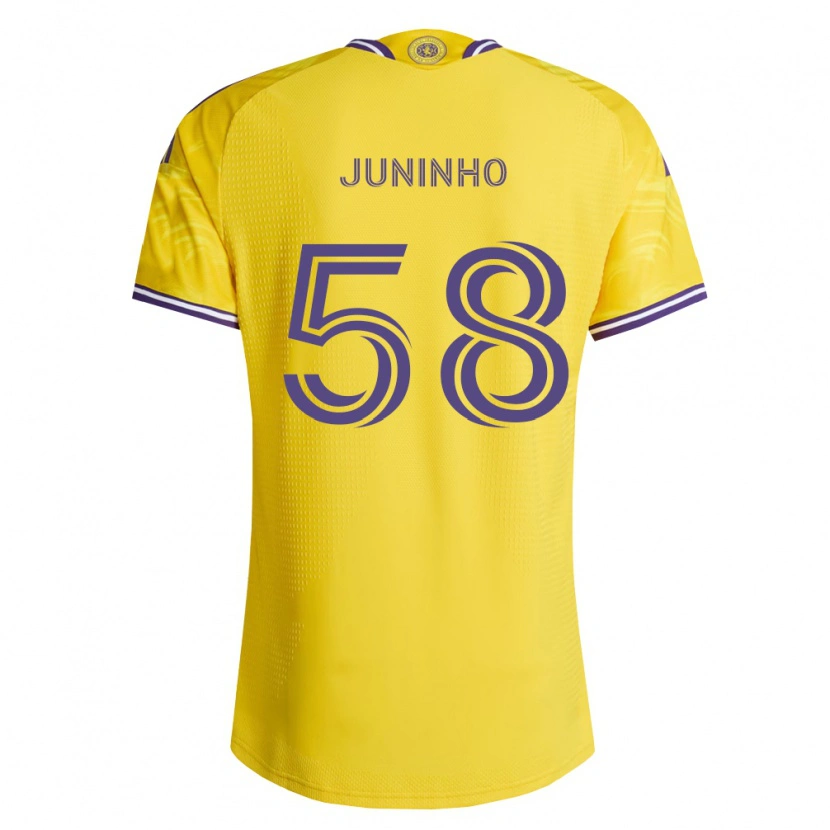 Danxen Barn Juninho #58 Gul Lilla Bortetrøye Drakt Trøye 2026/27 Skjorter T-Skjorte