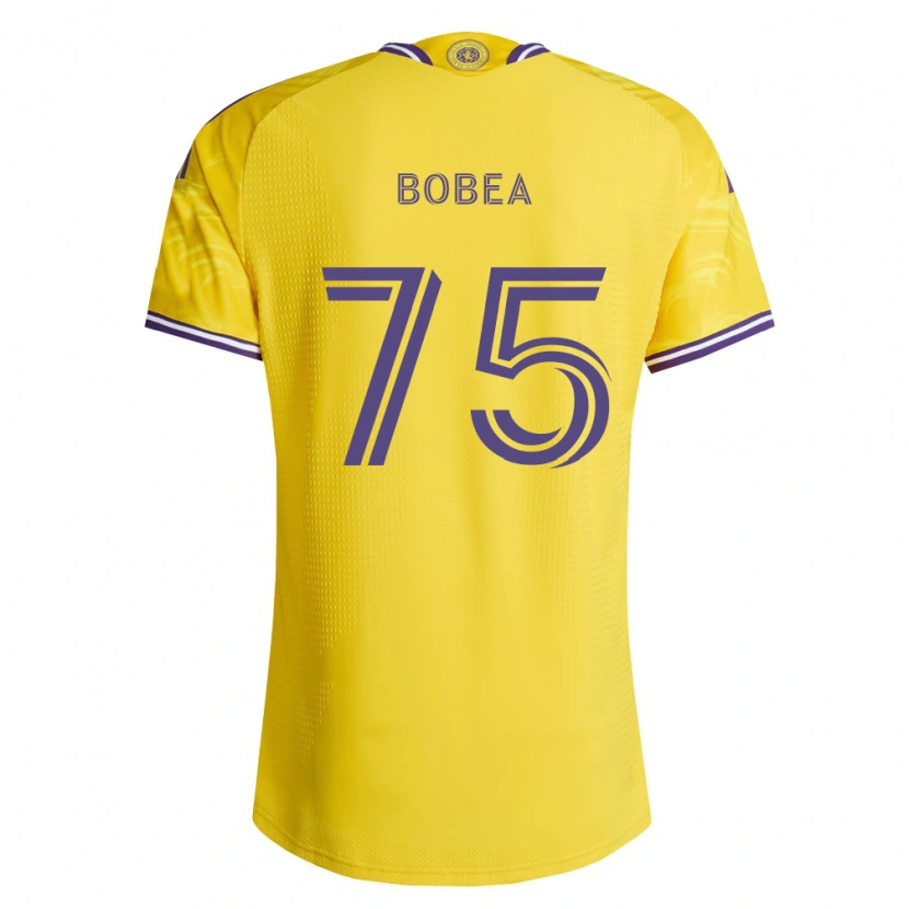 Danxen Barn Nicolás Bobea #75 Gul Lilla Bortetrøye Drakt Trøye 2026/27 Skjorter T-Skjorte