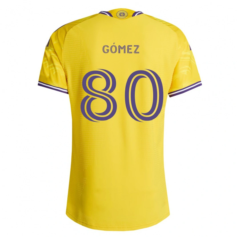 Danxen Barn Ignacio Gómez #80 Gul Lilla Bortetrøye Drakt Trøye 2026/27 Skjorter T-Skjorte