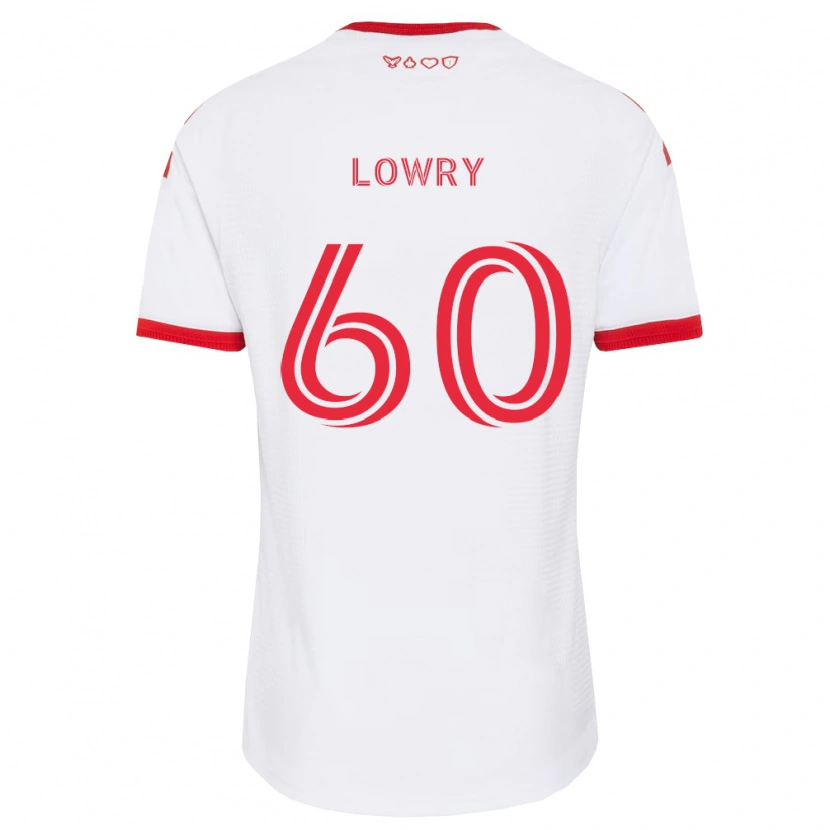 Danxen Barn Benjamin Lowry #60 Hvit Rød Svart Bortetrøye Drakt Trøye 2026/27 Skjorter T-Skjorte