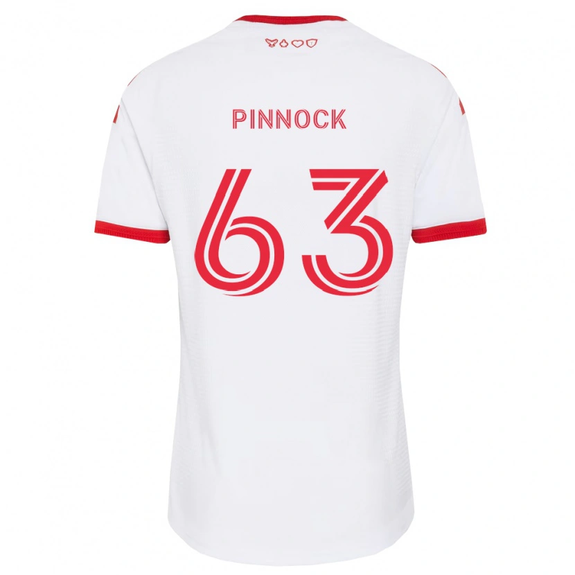Danxen Barn Shyon Pinnock #63 Hvit Rød Svart Bortetrøye Drakt Trøye 2026/27 Skjorter T-Skjorte