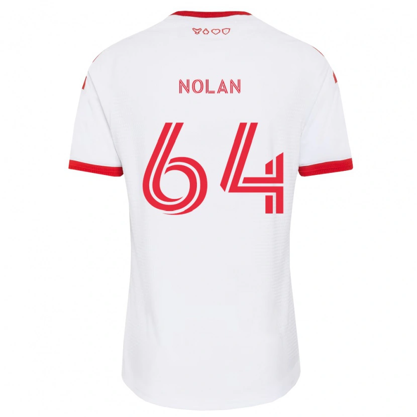 Danxen Barn Jahmarie Nolan #64 Hvit Rød Svart Bortetrøye Drakt Trøye 2026/27 Skjorter T-Skjorte