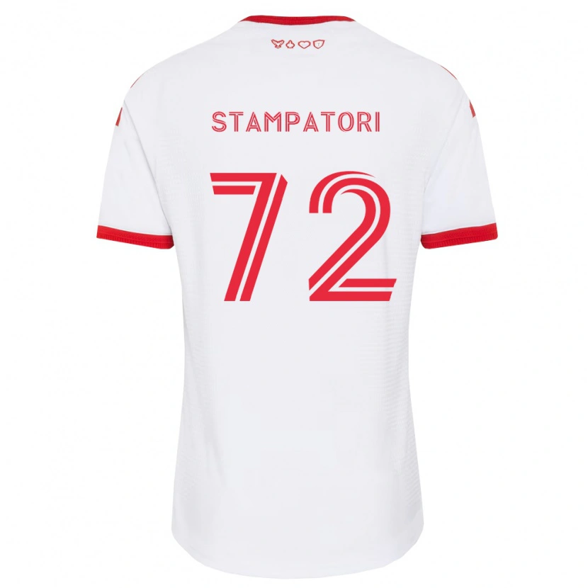 Danxen Barn Daniel Stampatori #72 Hvit Rød Svart Bortetrøye Drakt Trøye 2026/27 Skjorter T-Skjorte