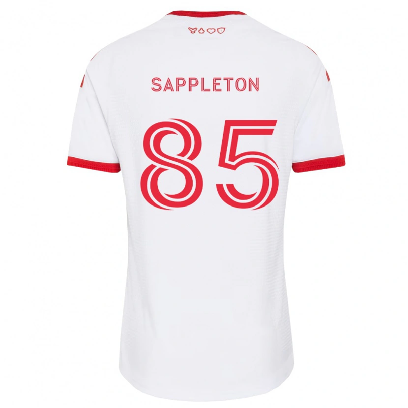 Danxen Barn Spencer Sappleton #85 Hvit Rød Svart Bortetrøye Drakt Trøye 2026/27 Skjorter T-Skjorte