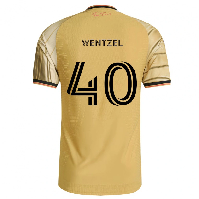 Danxen Barn Michael Wentzel #40 Brun Gul Svart Bortetrøye Drakt Trøye 2026/27 Skjorter T-Skjorte
