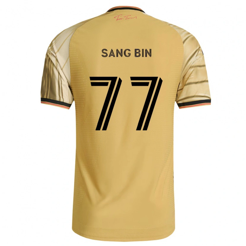 Danxen Barn Sang-Bin Jeong #77 Brun Gul Svart Bortetrøye Drakt Trøye 2026/27 Skjorter T-Skjorte