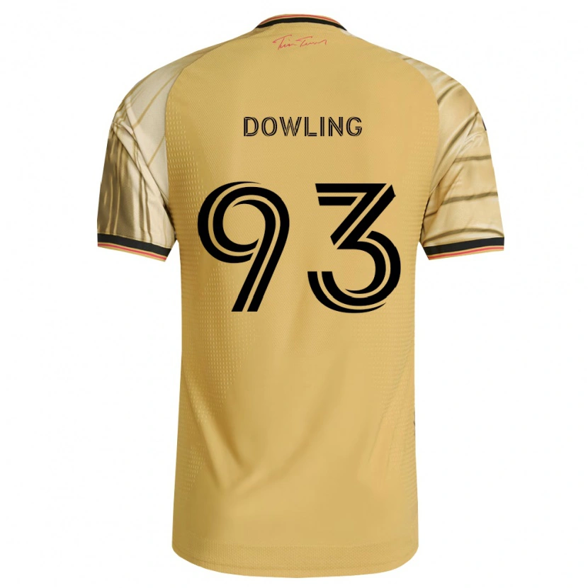 Danxen Barn Drew Dowling #93 Brun Gul Svart Bortetrøye Drakt Trøye 2026/27 Skjorter T-Skjorte