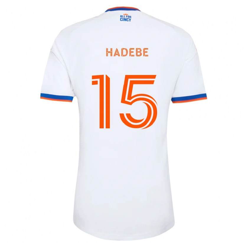 Danxen Barn Teenage Hadebe #15 Hvit Marineblå Oransje Bortetrøye Drakt Trøye 2026/27 Skjorter T-Skjorte
