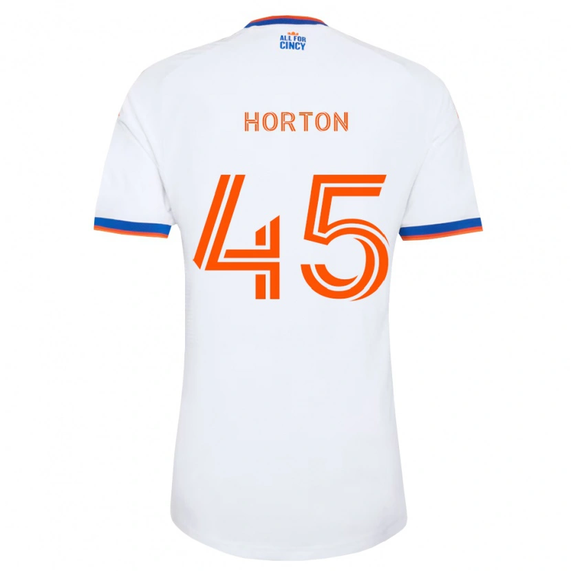 Danxen Barn Philip Horton #45 Hvit Marineblå Oransje Bortetrøye Drakt Trøye 2026/27 Skjorter T-Skjorte