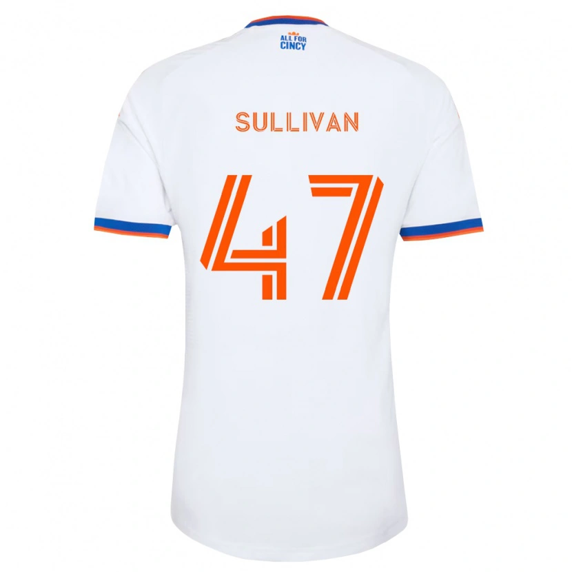 Danxen Barn Michael Sullivan #47 Hvit Marineblå Oransje Bortetrøye Drakt Trøye 2026/27 Skjorter T-Skjorte