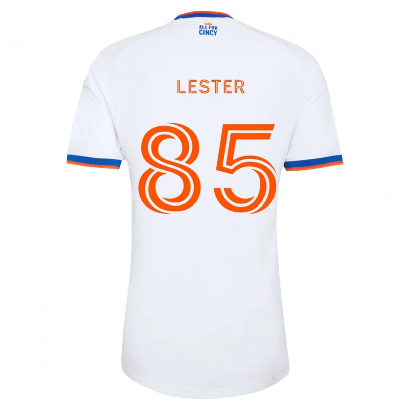 Danxen Barn Dominick Lester #85 Hvit Marineblå Oransje Bortetrøye Drakt Trøye 2026/27 Skjorter T-Skjorte