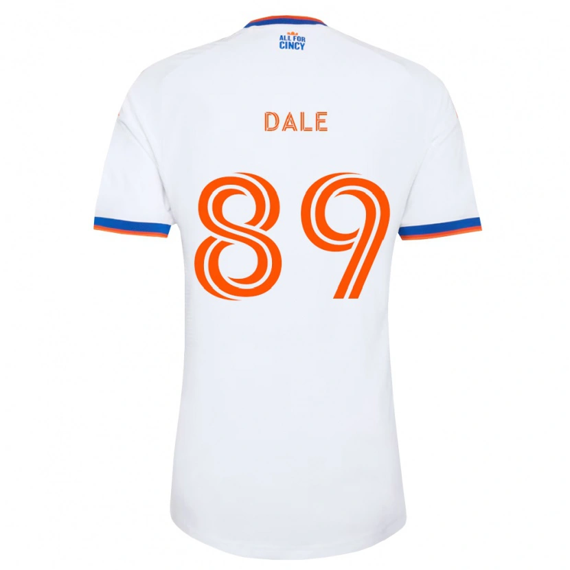 Danxen Barn Connor Dale #89 Hvit Marineblå Oransje Bortetrøye Drakt Trøye 2026/27 Skjorter T-Skjorte
