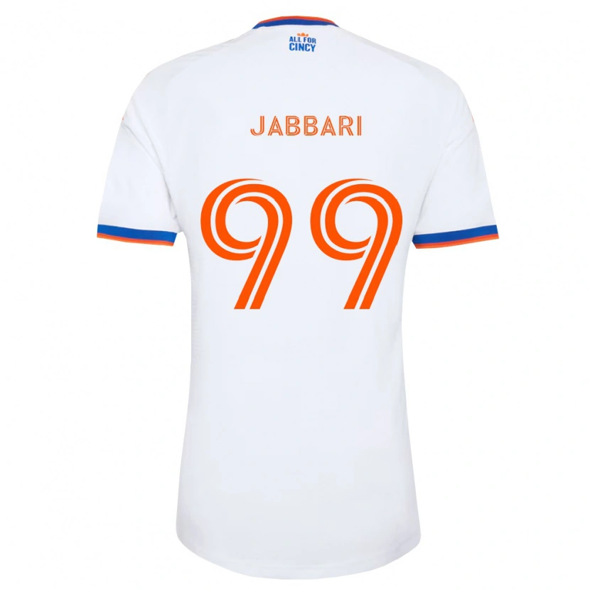Danxen Barn Ayoub Jabbari #99 Hvit Marineblå Oransje Bortetrøye Drakt Trøye 2026/27 Skjorter T-Skjorte