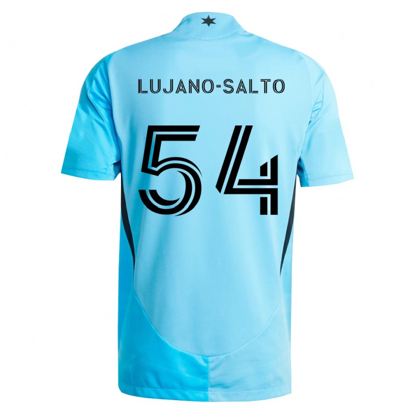 Danxen Barn Ramon Lujano-Salto #54 Lyseblå Svart Bortetrøye Drakt Trøye 2026/27 Skjorter T-Skjorte