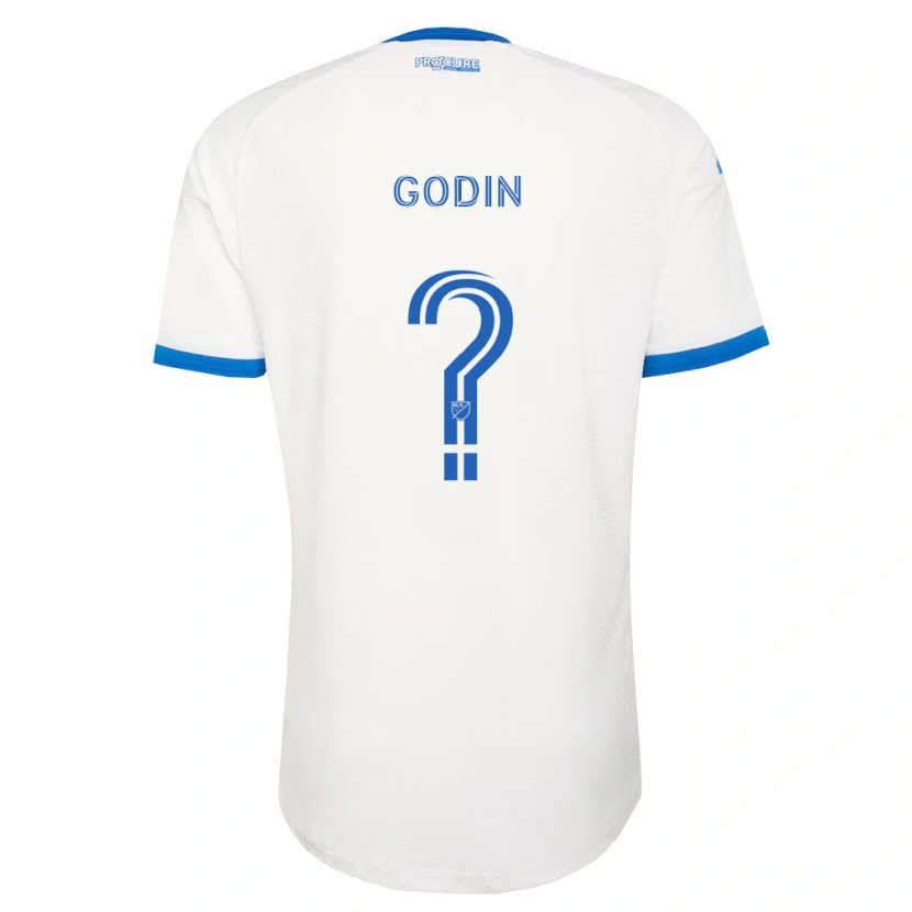 Danxen Barn Étienne Godin #0 Himmel Blå Hvit Bortetrøye Drakt Trøye 2026/27 Skjorter T-Skjorte
