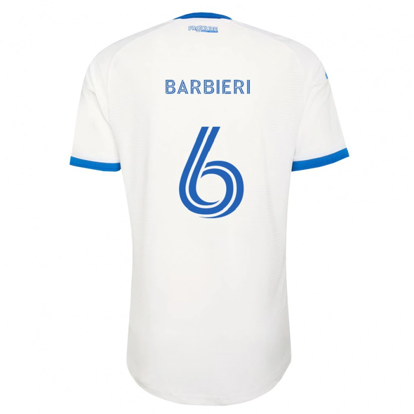 Danxen Barn Juliano Barbieri #6 Himmel Blå Hvit Bortetrøye Drakt Trøye 2026/27 Skjorter T-Skjorte