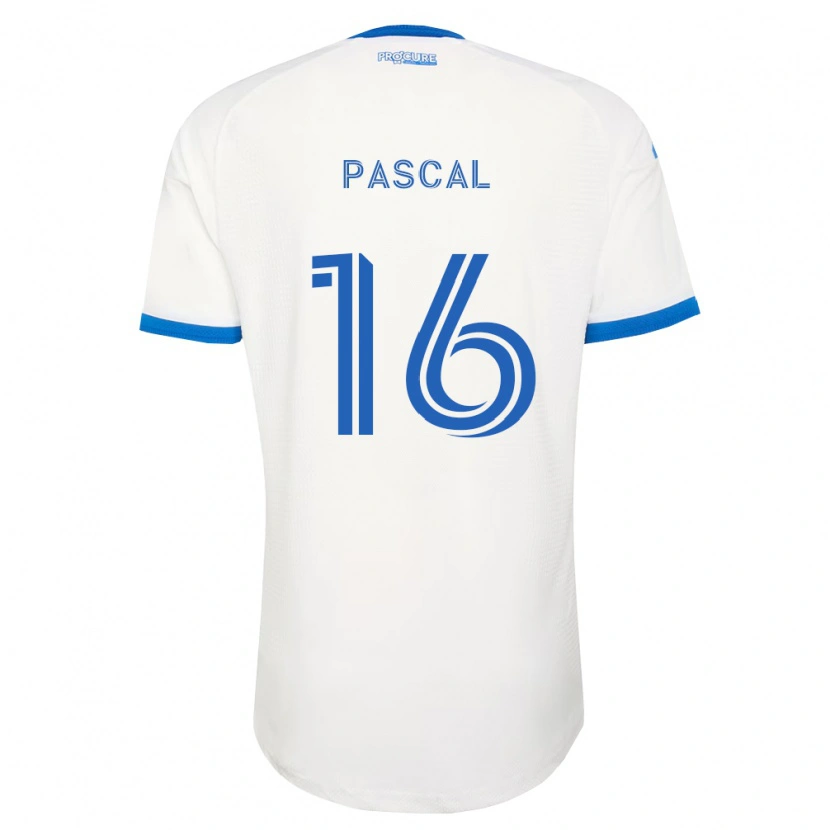 Danxen Barn Raphael Pascal #16 Himmel Blå Hvit Bortetrøye Drakt Trøye 2026/27 Skjorter T-Skjorte