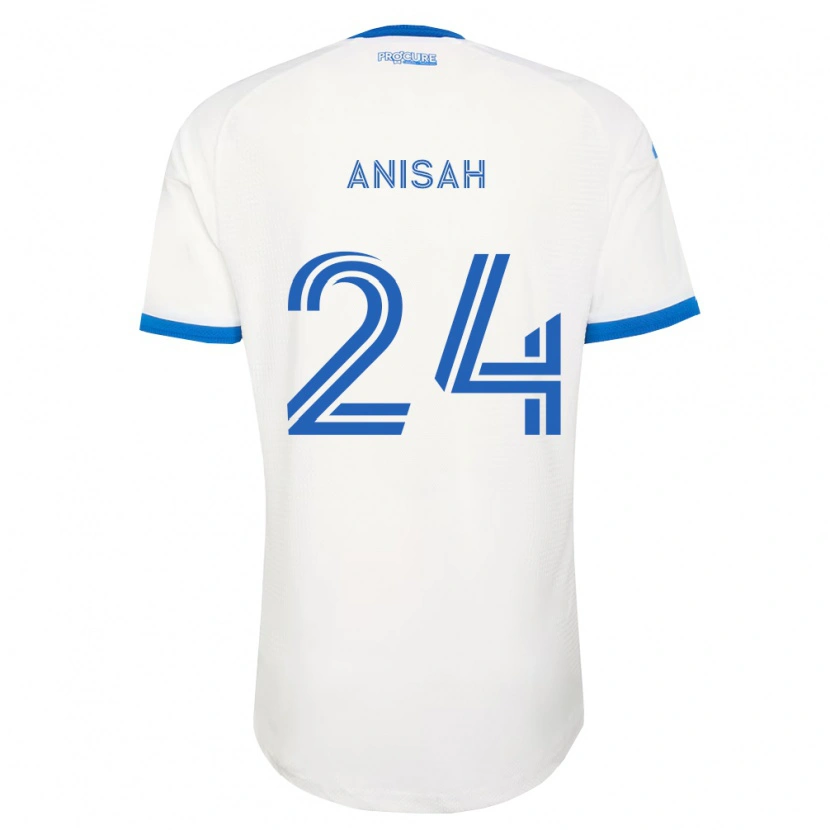 Danxen Barn Yusuf Anisah #24 Himmel Blå Hvit Bortetrøye Drakt Trøye 2026/27 Skjorter T-Skjorte
